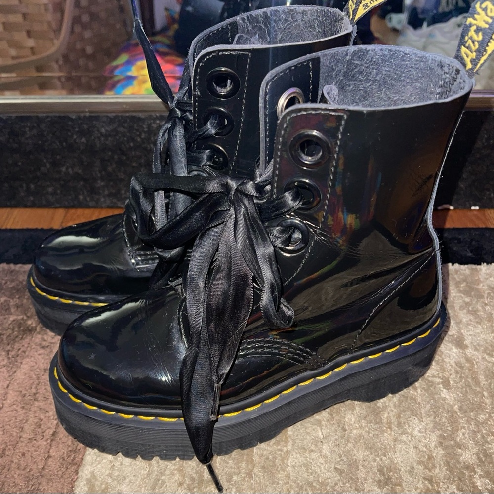 Dr. Marten black platform boots. Women’s US 6.